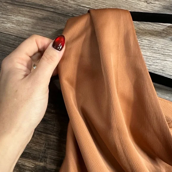 Wayf Women's Mocha Brown Blouse - Picture 5 of 8